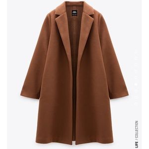 Zara lapel coat